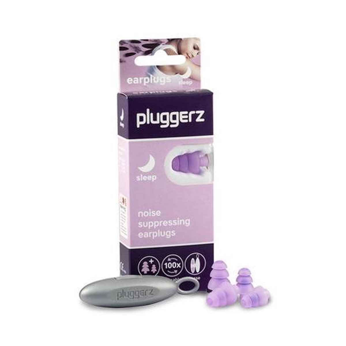 Pluggerz earplugs Sleep - Festival oordopjes - Oordoppen voor slapen - Zacht siliconen materiaal - Dempt snurkgeluid - Pluggerz