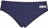 Heren Solid zwemslip Navy - wit