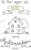 Kaart - A6 - 10x15cm - Met envelop - De Heer zegent het huis - Christelijke kaart - Majestic Ally - 12 stuks