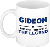 Gideon The man, The myth the legend cadeau koffie mok / thee beker 300 ml