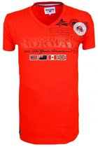 Geographical Norway T-Shirt Jofteam rood - XXL