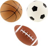 Pro Sports Mini Sportballen -3St. Op Kaart