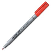 Staedtler OHP-marker Lumocolor Non-Permanent rood, fijn 0,6 mm