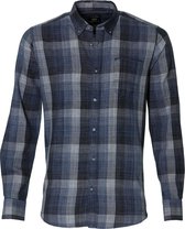 Lerros Overhemd - Modern Fit - Blauw - 3XL Grote Maten