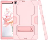 Samsung Galaxy Tab A 10.1 Inch 2019 T510 / T515 Hybrid Shockproof Protection Case Armor met standaard (rose)