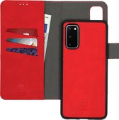 iMoshion Uitneembare 2-in-1 Luxe Booktype Samsung Galaxy S20 hoesje - Rood