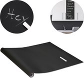 Ophef Aan het liegen Skim Relaxdays schoolbord folie - zelfklevend - krijtbord sticker - plakfolie -  schoolbordfolie | bol.com
