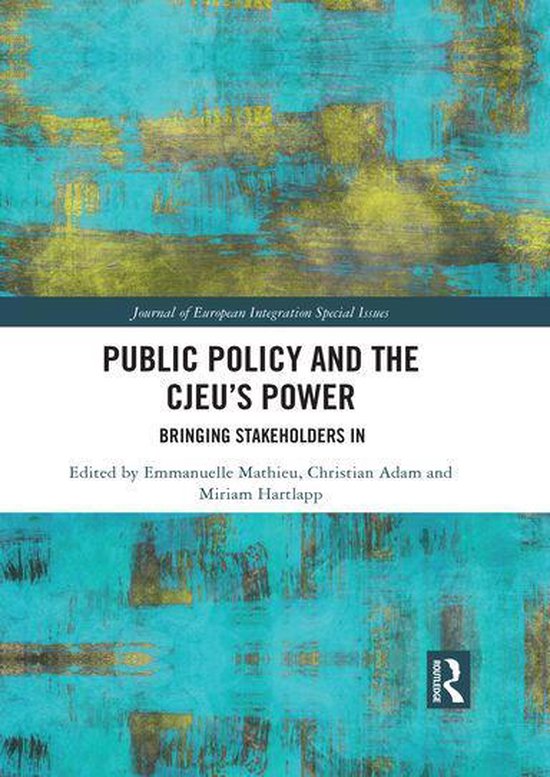 Journal of European Integration Special Issues - Public Poli ... - cover