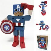 MARVEL - Wooden Figure - Captain America - 20Cm