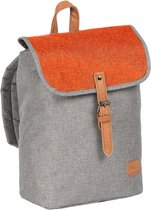 New-Rebels® Creek Small Flap Backpack Anthracite/Orange IV | Rugtas | Rugzak