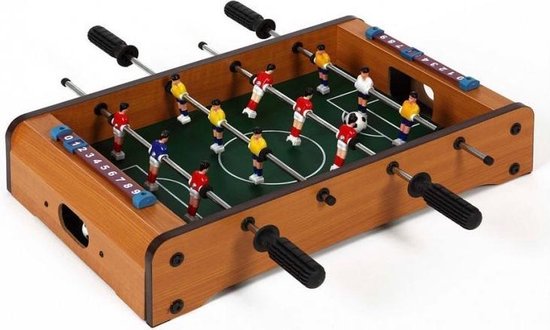 Classificatie grijs Kiezen Mini tafelvoetbal spel voor op de eettafel 51 x 31 cm - Kinderspellen -...  | bol.com