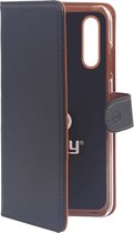 Celly - Samsung Galaxy A30 - Wally Bookcase Black - Openklap Hoesje Samsung Galaxy A30 - Samsung Case Black