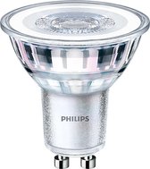 Philips - LED spot - GU10 fitting - Corepro - 4.6W vervangt 50W - 827 - 2700K extra warm wit - 36D