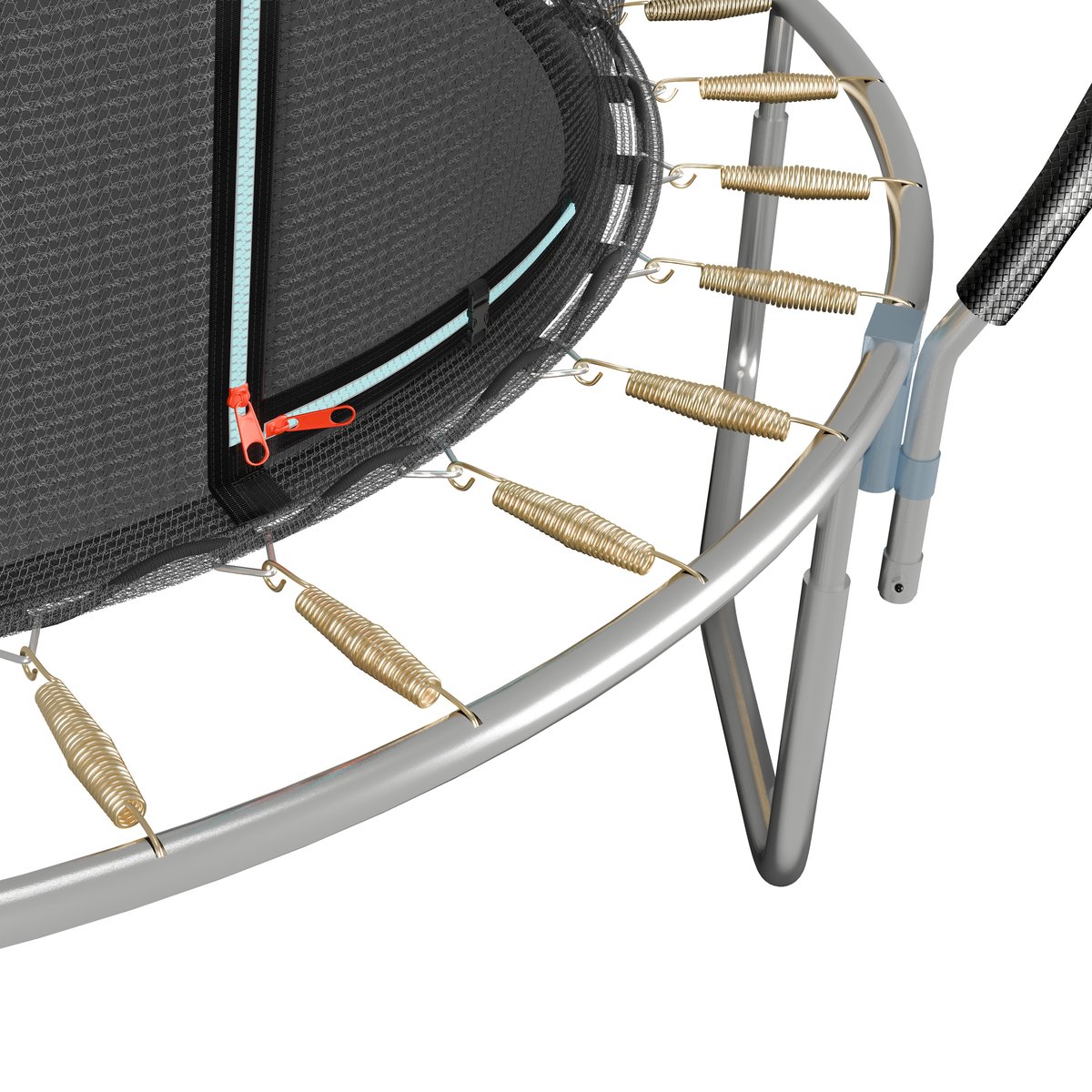 Senz Sports - J2000 Serie - Trampoline - 244 cm - Rond - Met Springveren — afbeelding 3