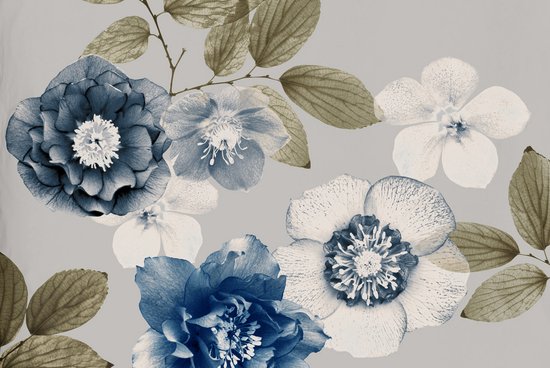 Warme flanel dekbedovertrek Maylin - 200x200/220 (tweepersoons) - heerlijk zacht en hoogwaardig - unieke dessin - donsachtig laagje - slijtvast - ideaal tegen kou