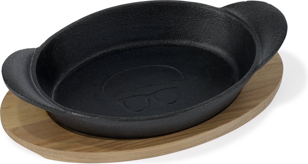 HOLM Schotel/bord 21 x 15 x 4 cm Zwart
