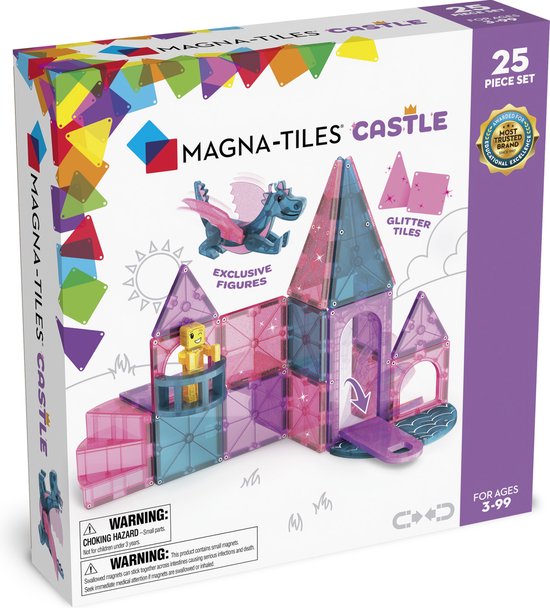 Magna-Tiles Castle 25 stuks set - magnetisch speelgoed