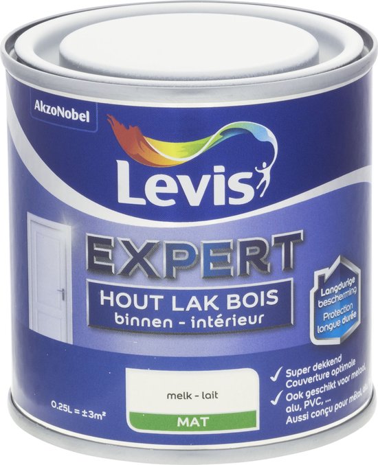 Vernis à bois d'intérieur Levis Expert , mat, lait, 0,25 L
