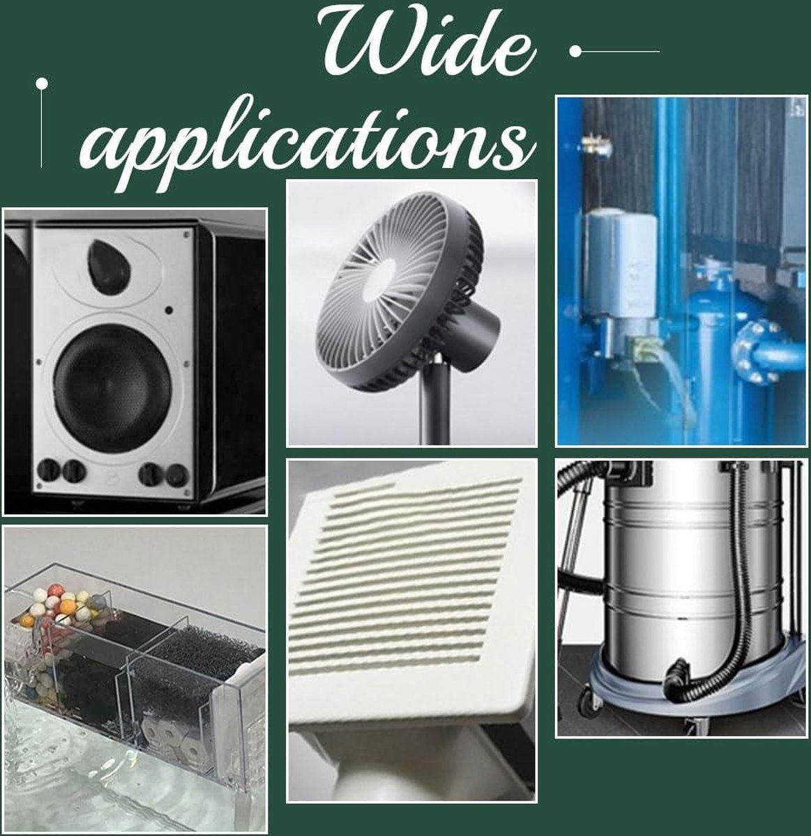 4 pieces activated carbon sponge filter, activated carbon filter, universal activated carbon sponge filter, foam film, air purifier, replacement active cushion