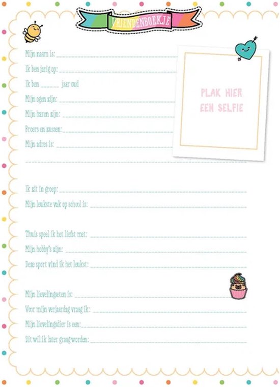 De Zoete Zusjes vriendenboek