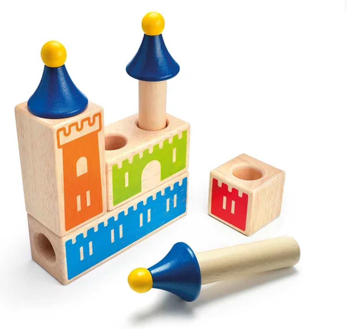 SmartGames Castle Logix - Houten Logisch Denkspel - 48 Ruimtelijke Bouwuitdagingen - Educatief Solospel - Vanaf 3 Jaar — afbeelding 18