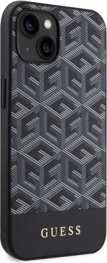 Coque Arrière Guess G-Cube MagSafe - Apple iPhone 14 Plus (6.7") - Zwart
