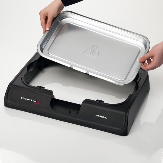 Ariete 723 Party Grill - compacte grill - 2000 Watt - uitneembare vetopvangbak van Ariete — afbeelding 2