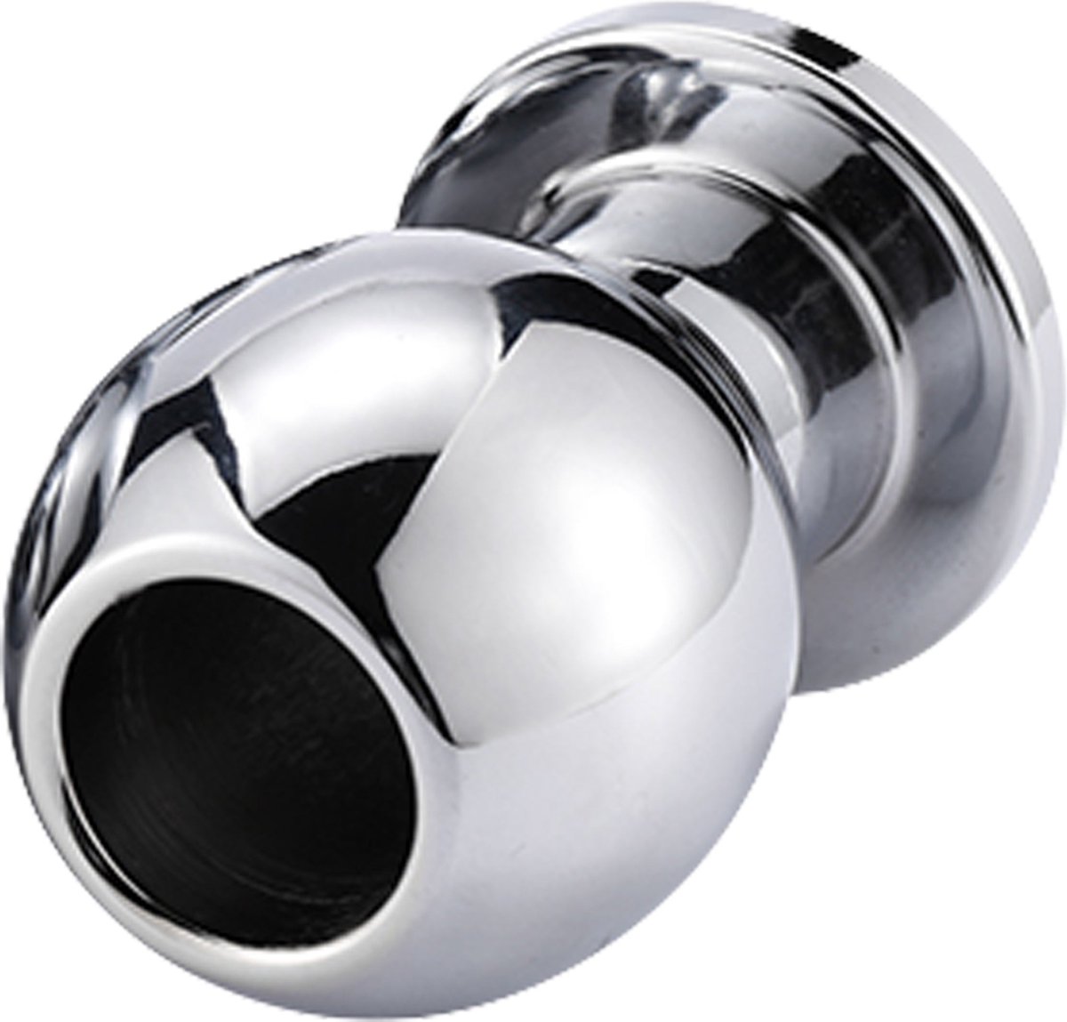 Goedkoopste Fixxx - Holle Anaal Plug - Aluminium - Zilver - Twee Maten M