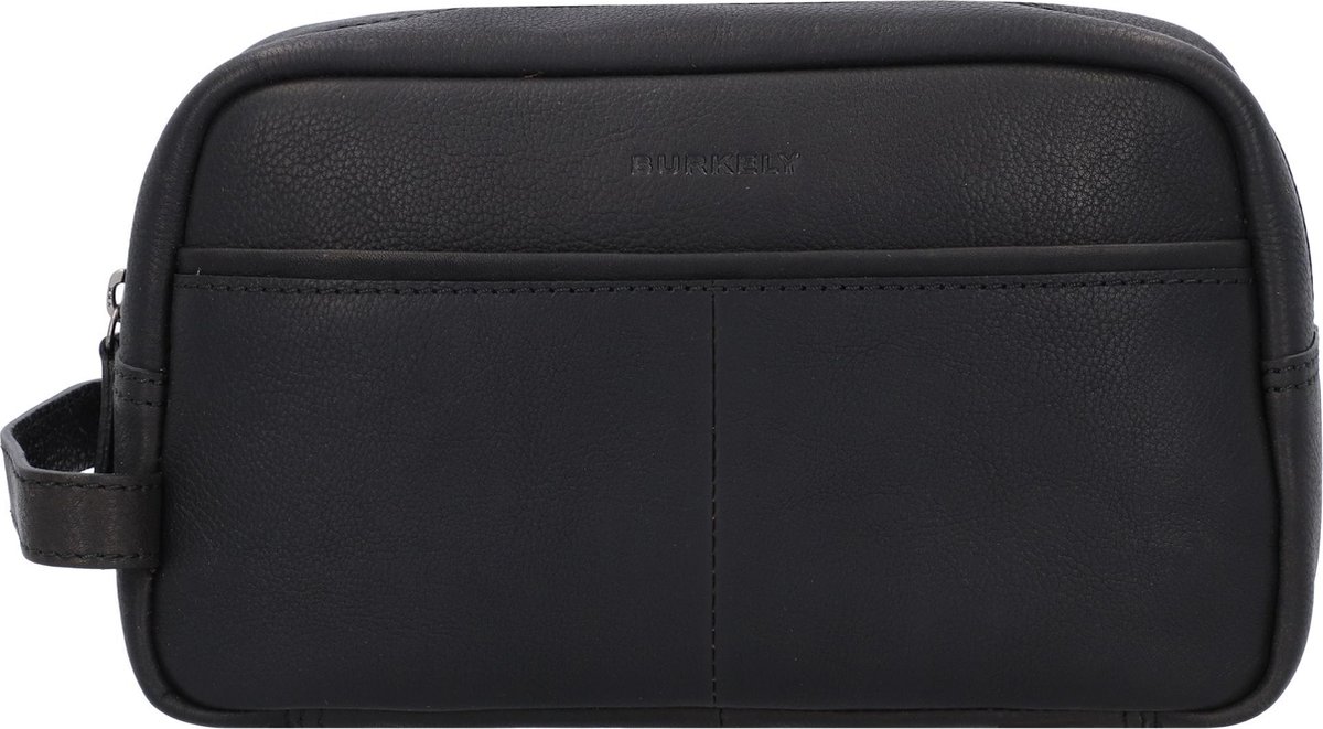 BURKELY Antique Avery Leren Toilettas - Zwart