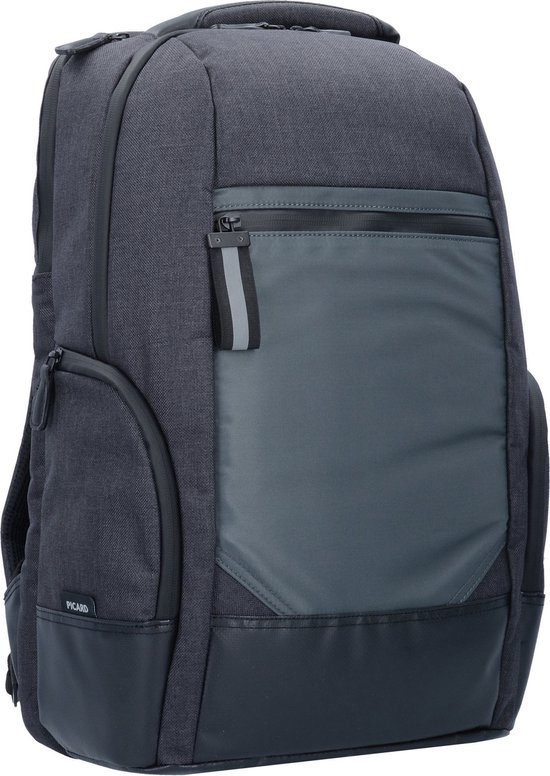 Sac à Dos PICARD Speed – Gris Foncé/noir – Pour Ordinateur Portable 15″