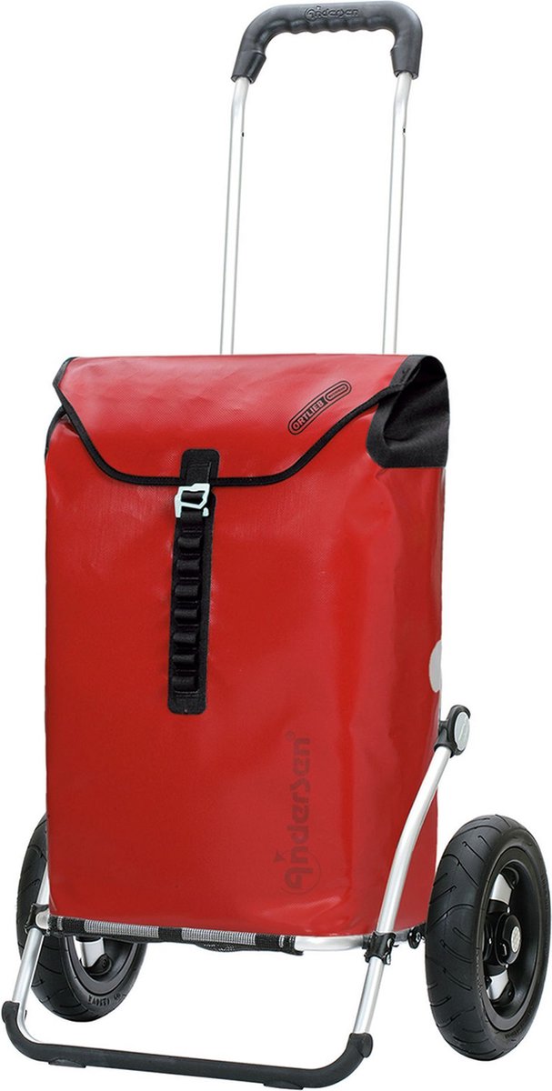 Andersen Shopper Royal Shopper Ortlieb boodschappentrolley 65 cm met luchtbanden - 52 L - rot