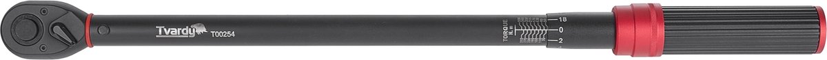 Tvardy Momentsleutel 1/2" - 50-330 Nm - Bidirectioneel - Hoge Precisie - 565 mm - Poedercoating