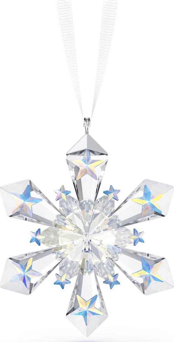 Swarovski beeldje Kerstster 2024 5684505 | wit Swarovski Ster kristal voor kerstdecoratie, elegante stijl en tijdloos design