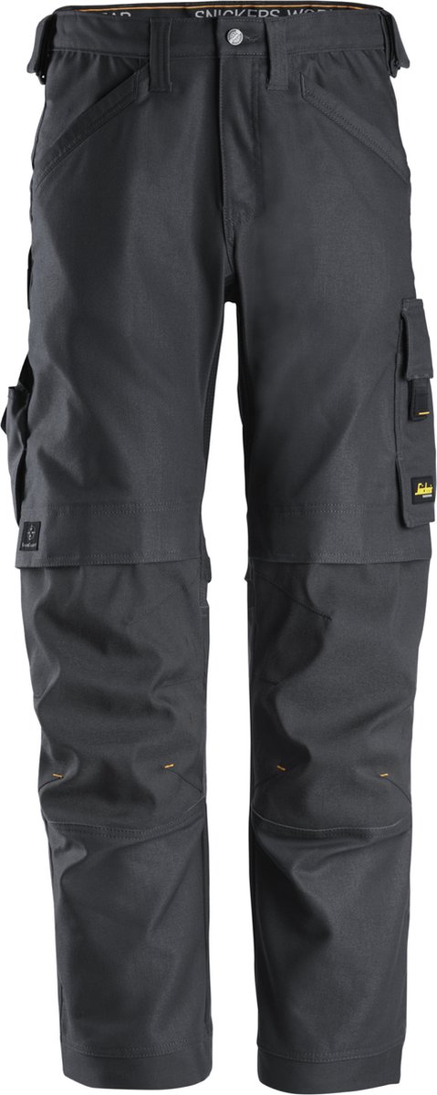 Snickers 6324 Canvas+ Werkbroek - Staal Grijs/Staal Grijs - 58