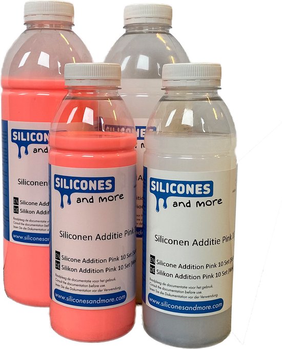 Foto: Siliconen additie pink 10 zacht 40 kg set