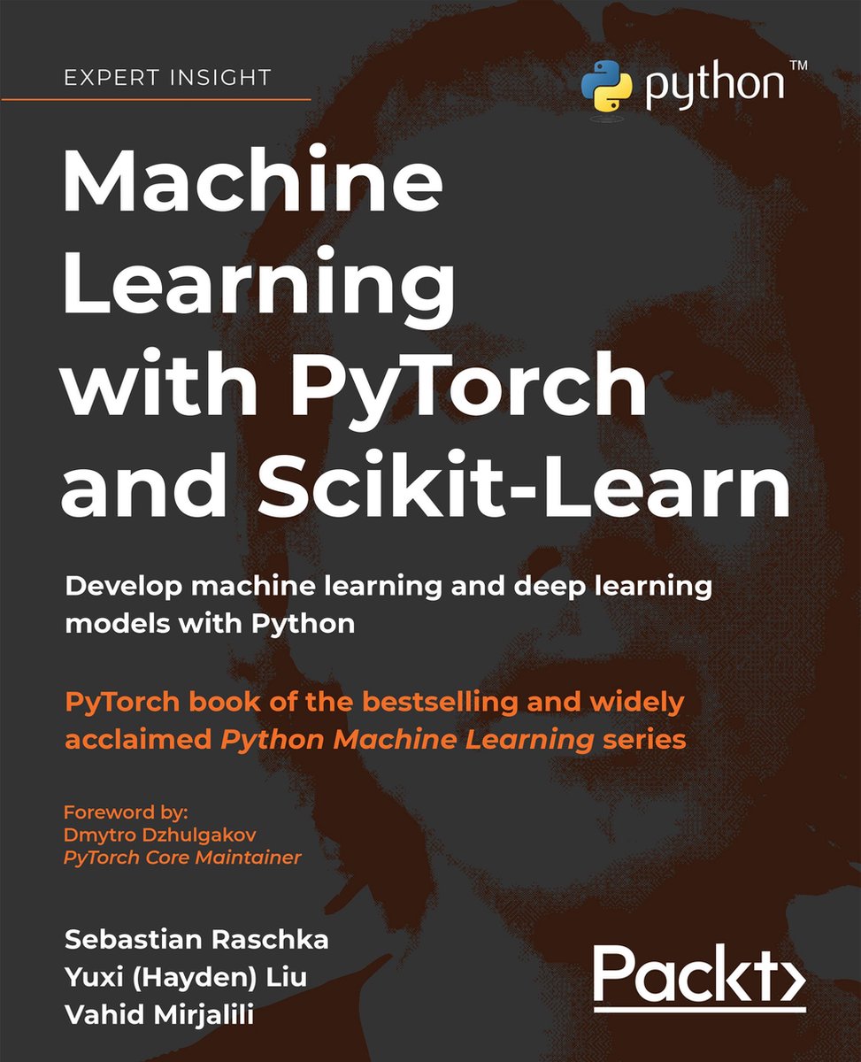 Omslag van Machine Learning with PyTorch and Scikit-Learn