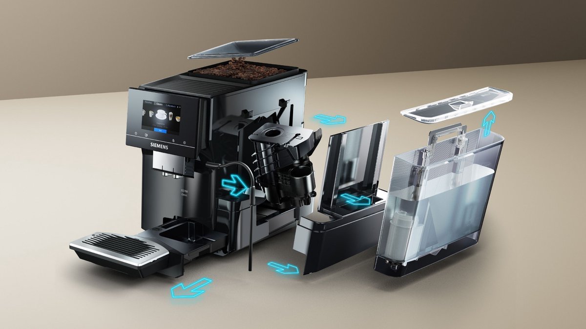 Siemens EQ700 TP713R09 - Volautomatische espressomachine - Piano zwart — afbeelding 2
