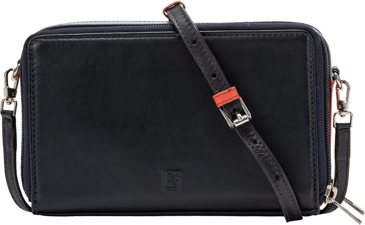 DuDu Schoudertas leer 19 cm - Dames - navy