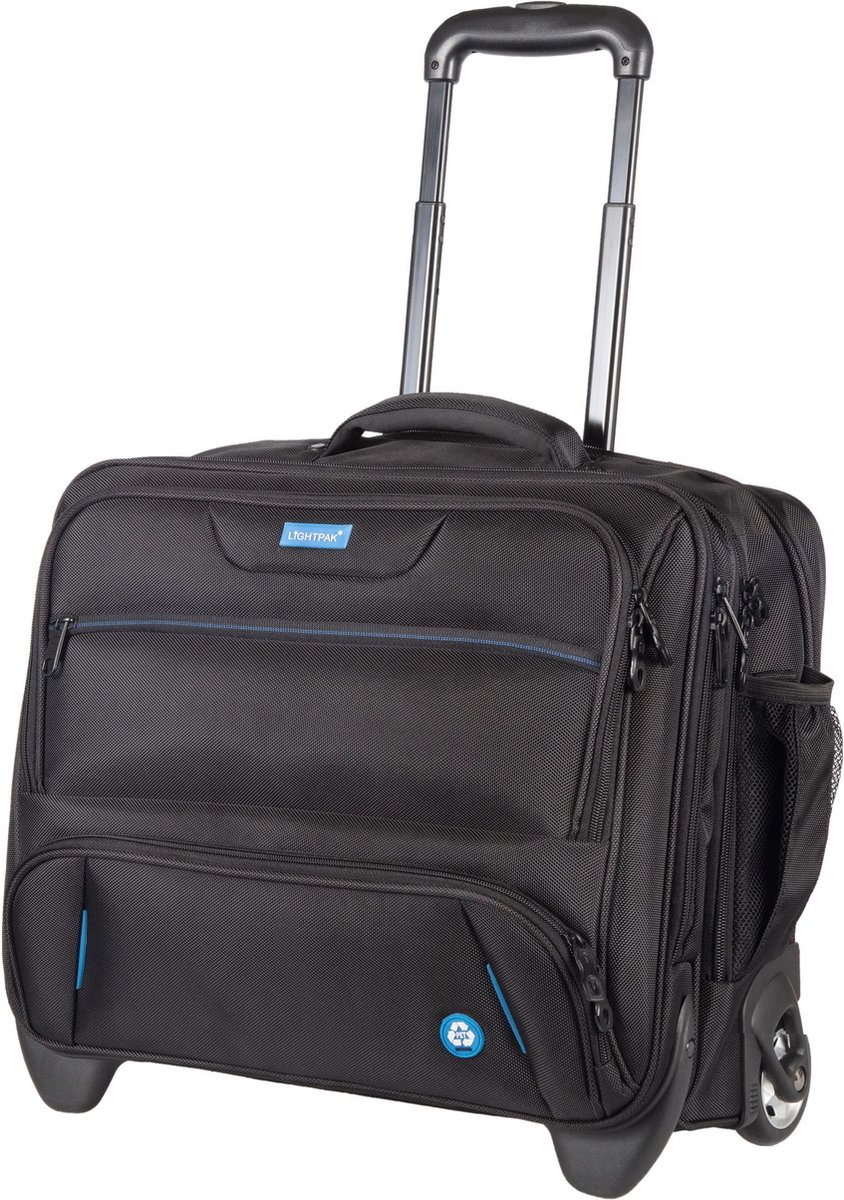 Lightpak laptoptrolley - rPET - zwart - JU-46215