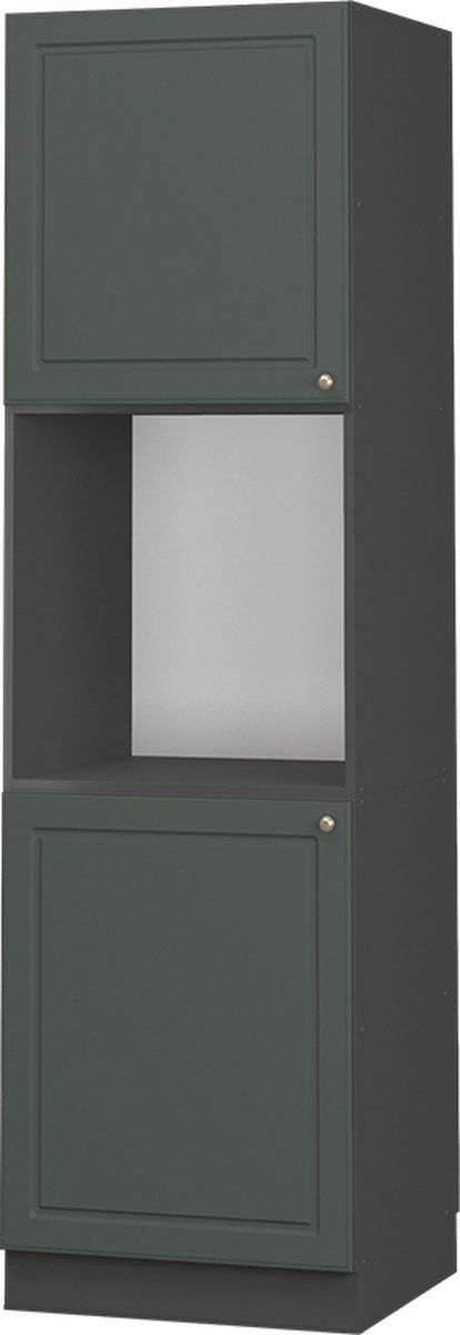 Vicco Fame-Line Ovenombouwkast – 60 cm open Groen-Goud Landhuis