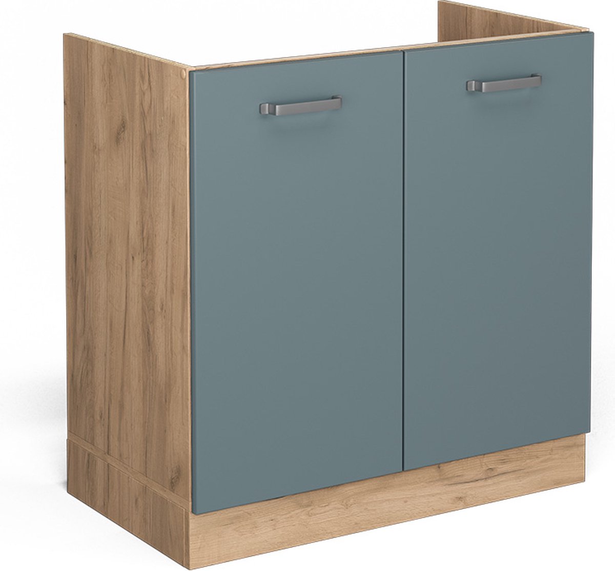 Vicco R-Line Wastafelkast – 80 cm zonder werkblad Blauw-grijs