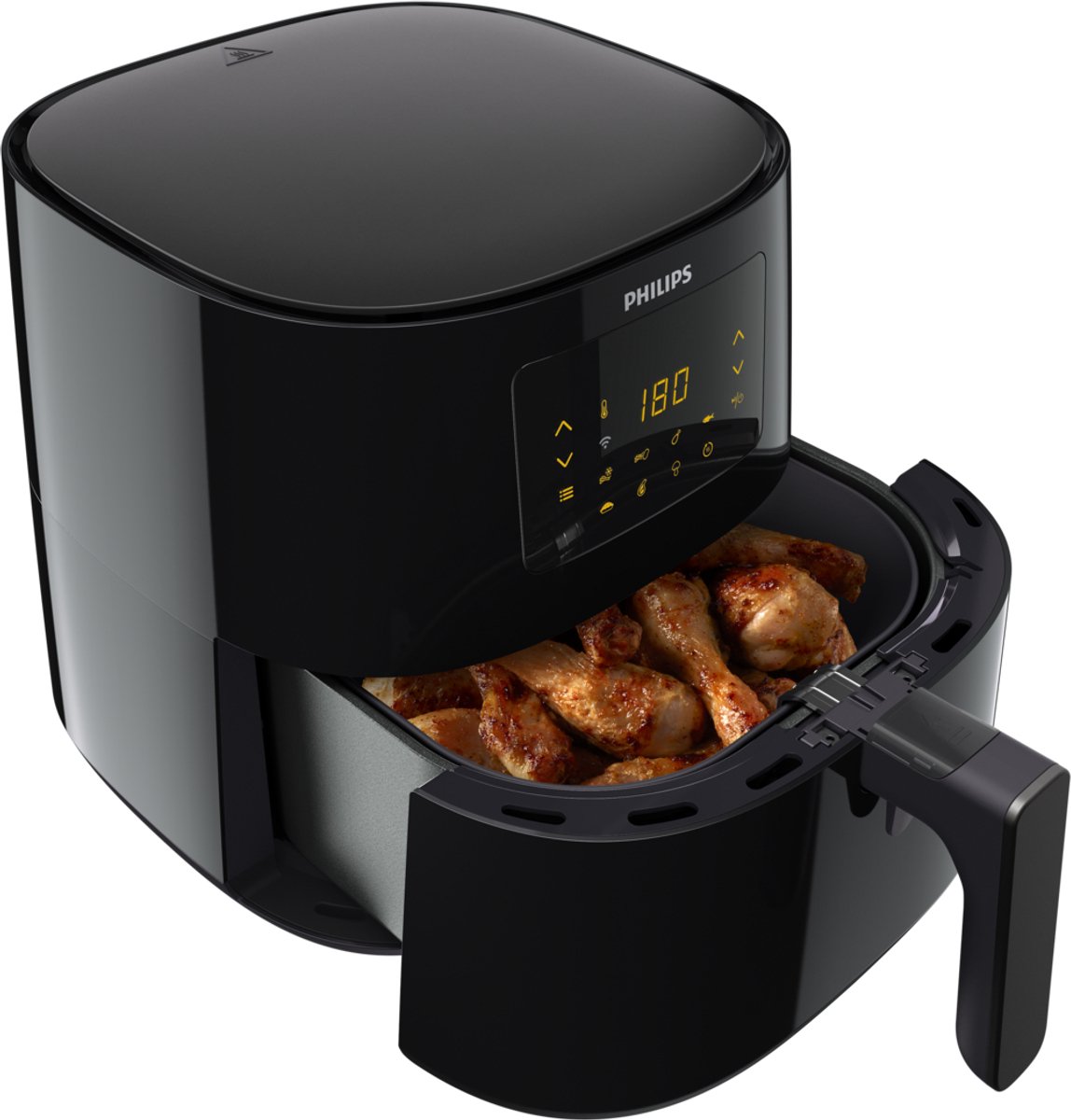 Afbeelding 3 van Philips Essential Connected 5000 Series - HD9280/70 - 6,2 liter (XL) - Rapid Air-technologie - 7 ingestelde programma's - Quickclean