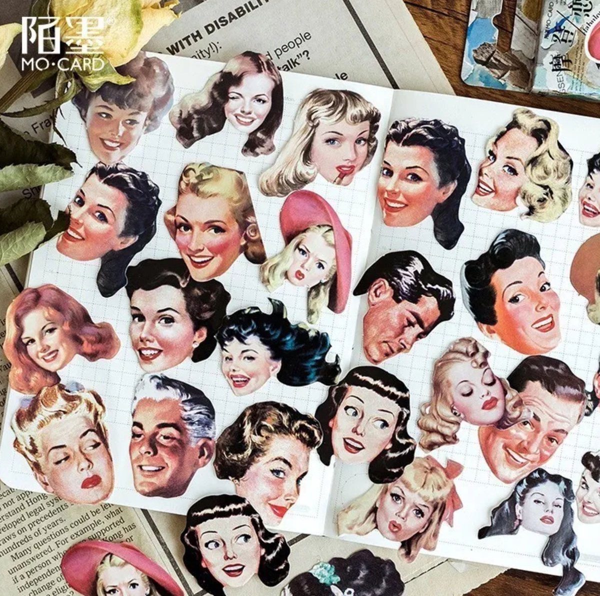46 Stickers – Pop Art Retro Americana – Bullet Journal Stickers, Planner & Scrapbook Stickers – Sinterklaas cadeau, Kerstcadeau, Schoencadeau – Cadeaus onder 5 euro — cadeau in Hobby - foto 3