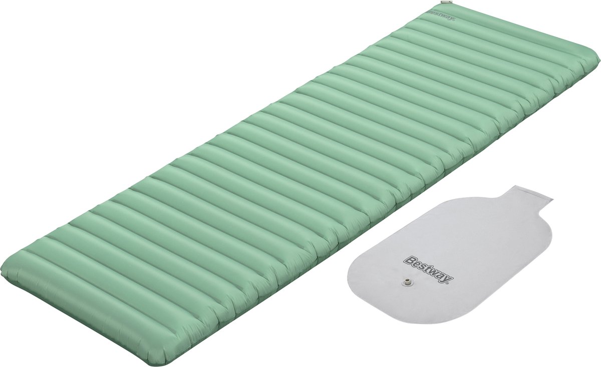 Merkloos Opblaasbaar Kampeermatras 188x58.5x7.5cm - Comfortabel & Draagbaar