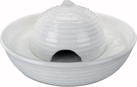 Trixie Vital Flow Mini Drinkfontein - Keramisch - Wit - 0,8 ltr