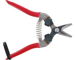 ARS Oogstschaar met Antislip Handgreep – Gebogen Korte Bek – 16 cm – Rood
