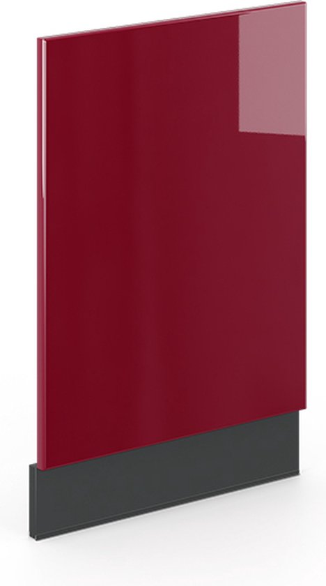 Vicco Wastafelkast Fame-Line, Bordeauxrode hoogglans, 80 cm zonder werkblad Vicco Wastafelkast Fame-Line, Bordeauxrode hoogglans, 80 cm zonder werkblad
