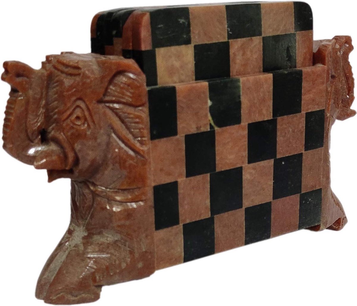 Set van 6 Battle Royale Soapstone Coasters - 12115