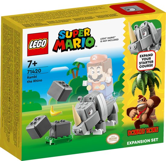 LEGO Super Mario Uitbreidingsset: Rambi de neushoorn - 71420