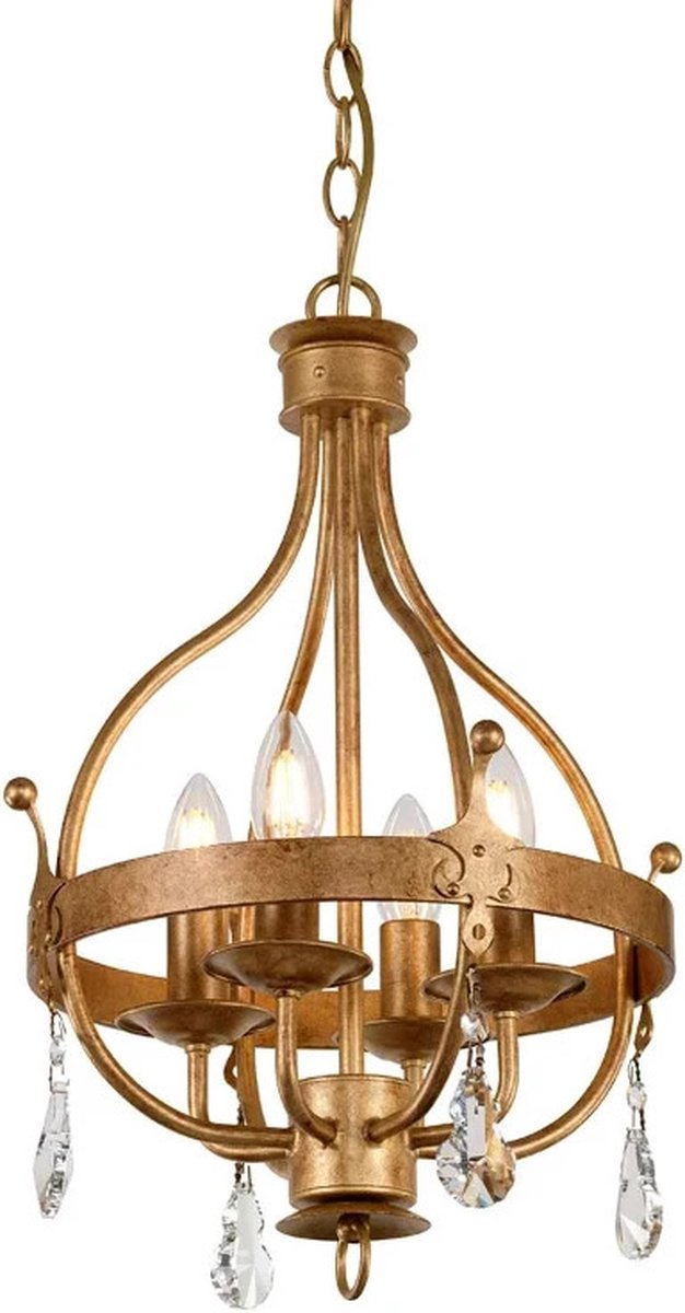 Moderne Hanglamp - Steady Lighting - Metaal - Modern - E14 - L: 35.2cm - Voor Binnen - Woonkamer - Eetkamer - Blauw
